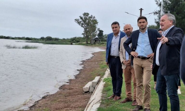 Pullaro y Michlig presentaron el proyecto de puesta en valor de Laguna La Verde