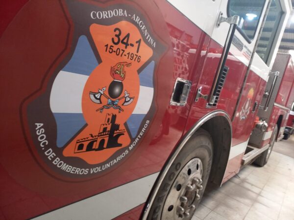 Bomberos Voluntarios de Morteros celebrarán su 50° aniversario con acto y cena