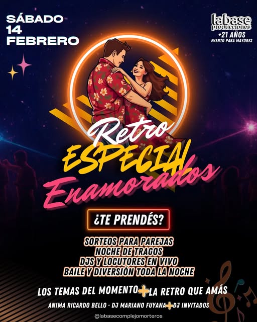 🕺🏻 “Se viene la Retro en La Base”