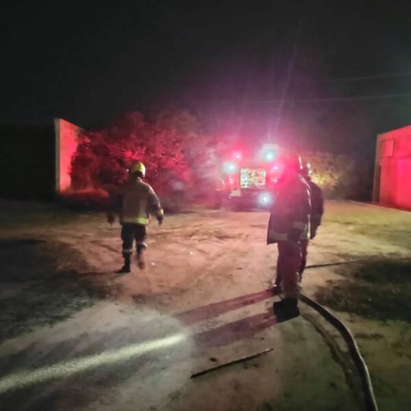 Incendio forestal en Colonia 10 de Julio