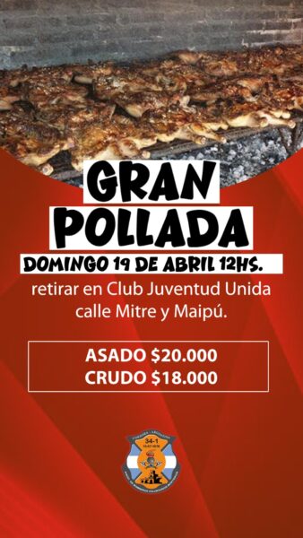 Bomberos Voluntarios de Morteros organizan una gran pollada solidaria