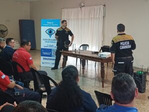 Realizan capacitación sobre protocolos a distintas fuerzas de seguridad