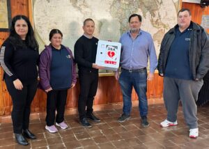 Rotary Club Brinkmann Porteña entregó el cuarto desfibrilador
