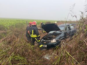 Zona rural de Brinkmann: accidente vehicular dejó como saldo lesionados leves