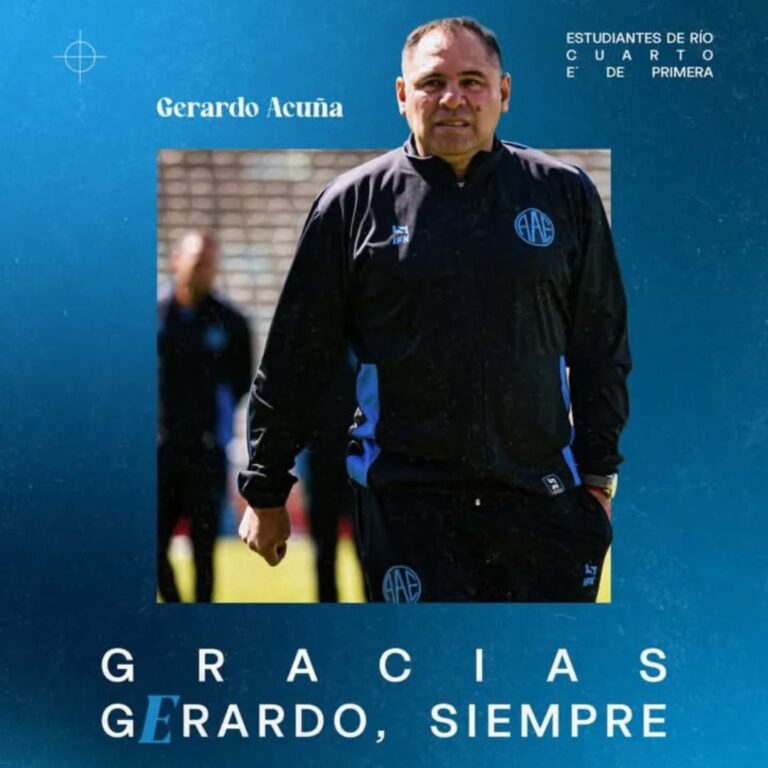 Gerardo Acuña dejaría de ser el DT de primera división