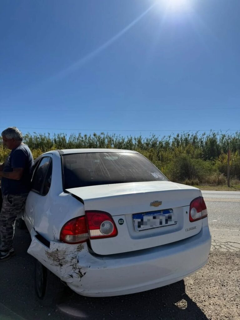 Devoto🚨Choque múltiple dejó daños materiales en ruta 19