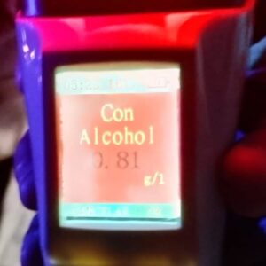 Morteros 📢 Un conductor dío positivo de alcohol en sangre y resguardaron su vehículo