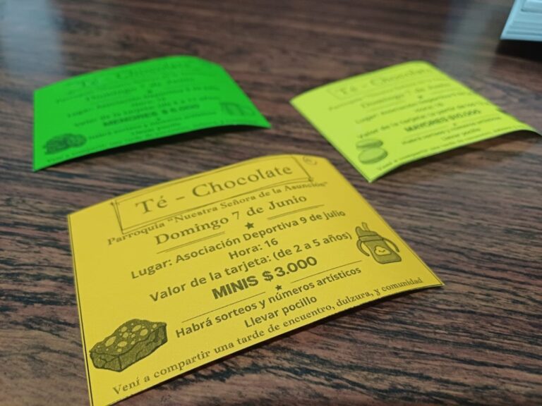 7 de junio: tradicional té chocolate de la Parroquia en Morteros