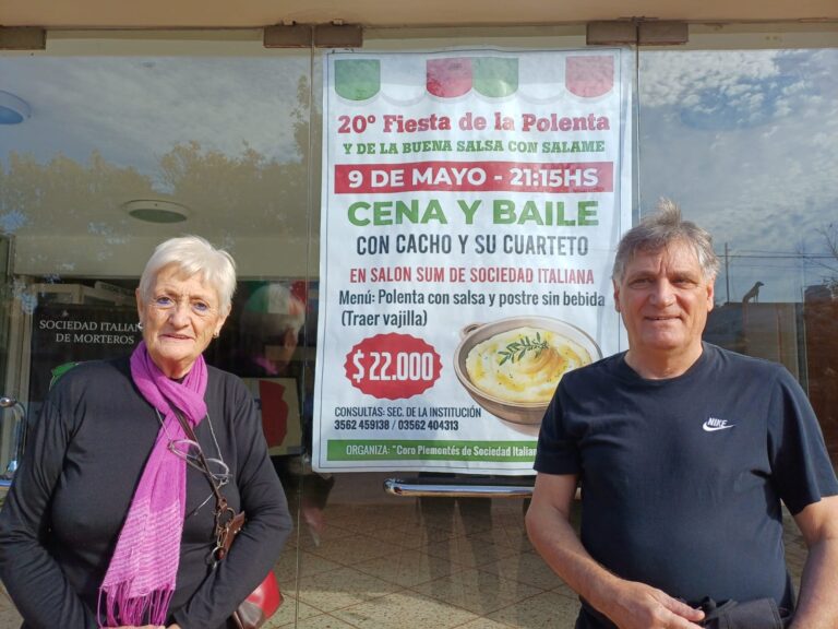 Coro Piemontés de Sociedad Italiana realiza edición 20 de la Fiesta Polenta