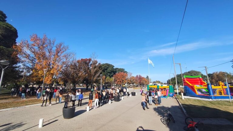 Vignaud festejó sus Patronales con acto y almuerzo popular