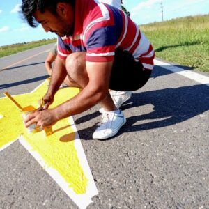 Pintarán en La Para dos estrellas amarillas en memoria de Gaspar y Lisandro