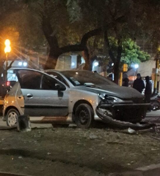 Morteros 🚨Accidente en pleno centro sin lesionados