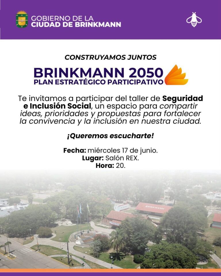 Taller de Seguridad e Inclusión Social en Brinkmann