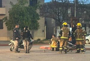 Morteros: accidente entre motos dejó como saldo lesionados
