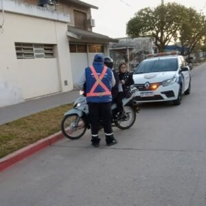 Controles de tránsito en distintos sectores a cargo de Inspectoría Municipal