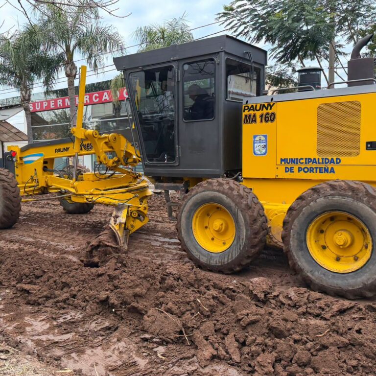 Porteña 👉 Avanza la repavimentación de calle San Martín *obra clave para la localidad*