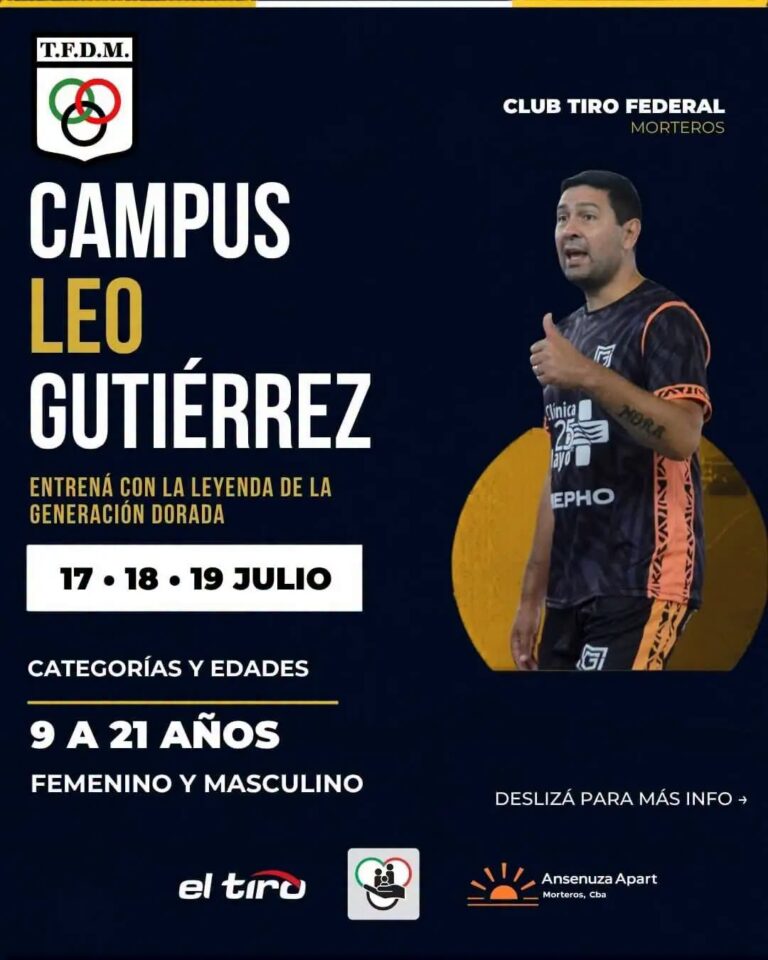 Campus de basquet en Tiro Federal de Morteros