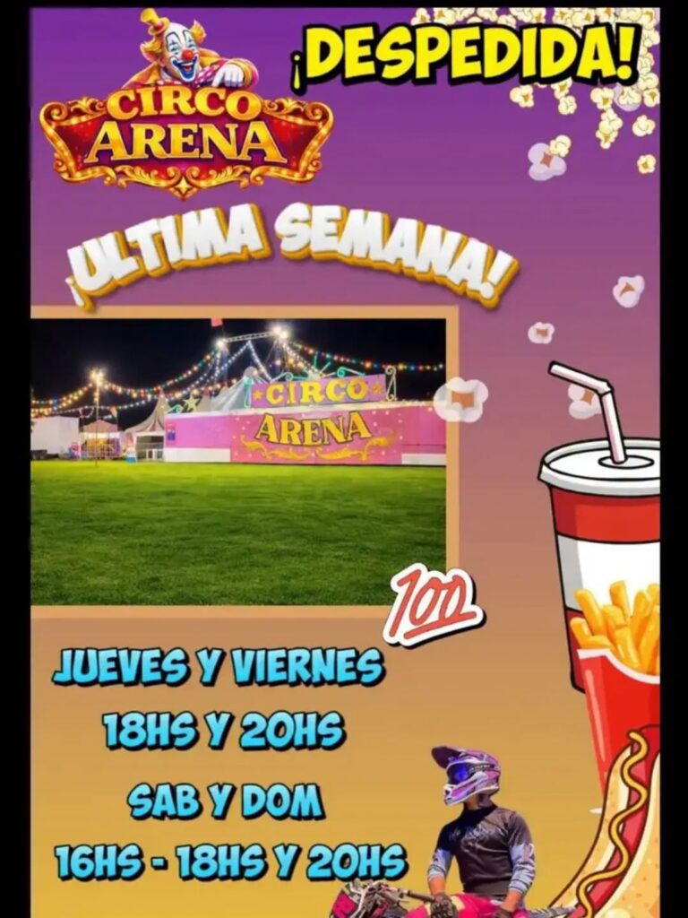 Última semana en Morteros del Circo Arena