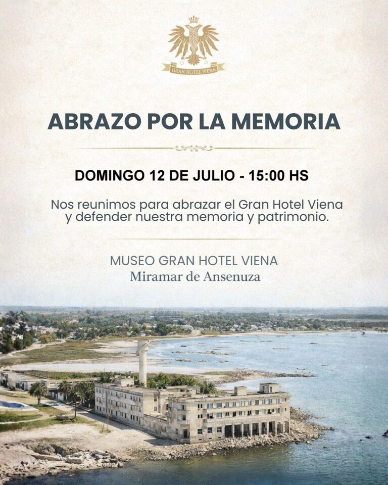 Abrazo solidario al Museo Hotel Viena en Miramar