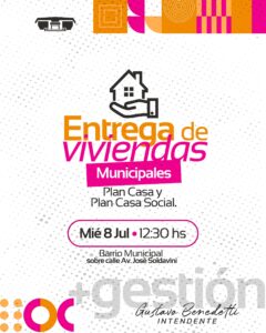 Arroyito sigue cumpliendo sueños de la casa propia
