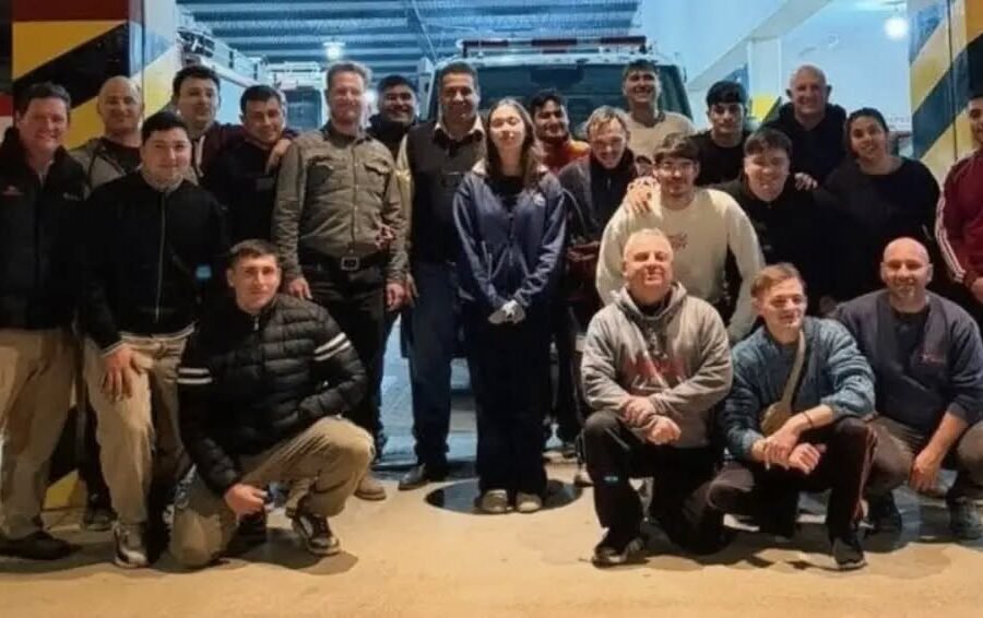 Visita especial al cuartel de Bomberos de Morteros