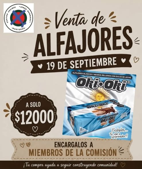 El Centro Vecinal Jorge Newbery lanzó una venta especial