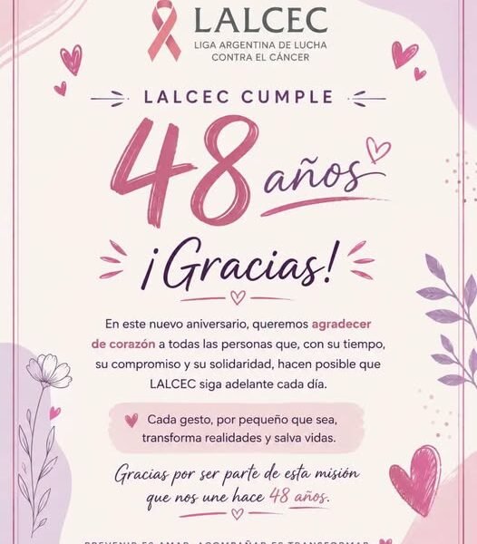FELIZ CUMPLE LALCEC MORTEROS