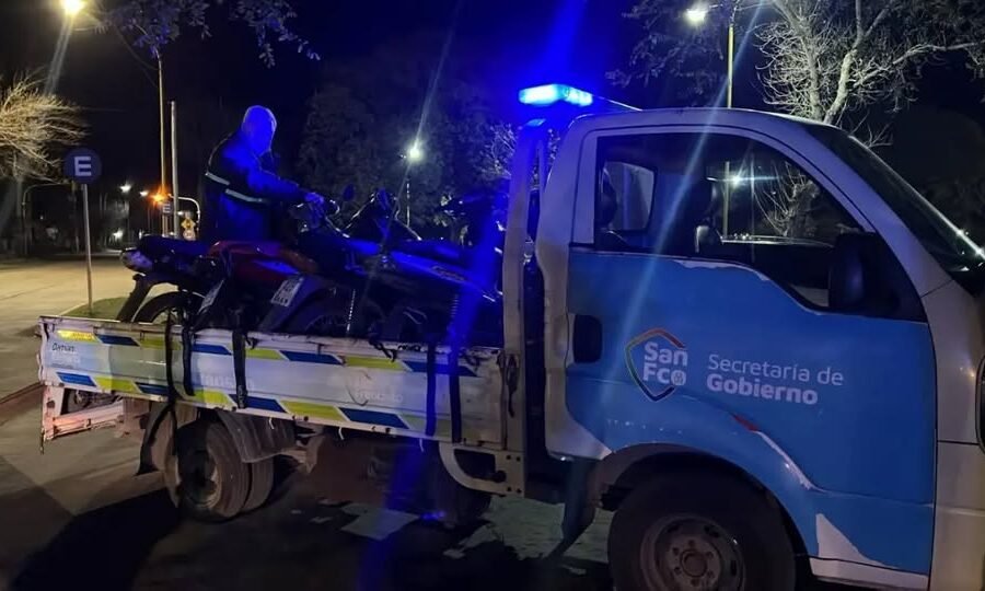 San Francisco o 🚨Por maniobras peligrosas secuestraron cuatro motocicletas