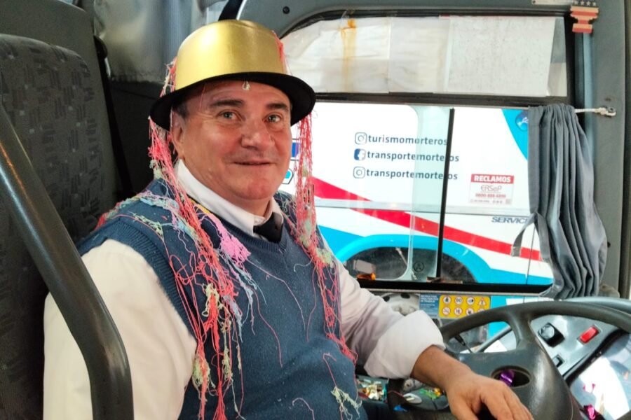 Morteros 🚍Último día de José Tosolini como colectivero ✔️ Nueva etapa sin alarmas