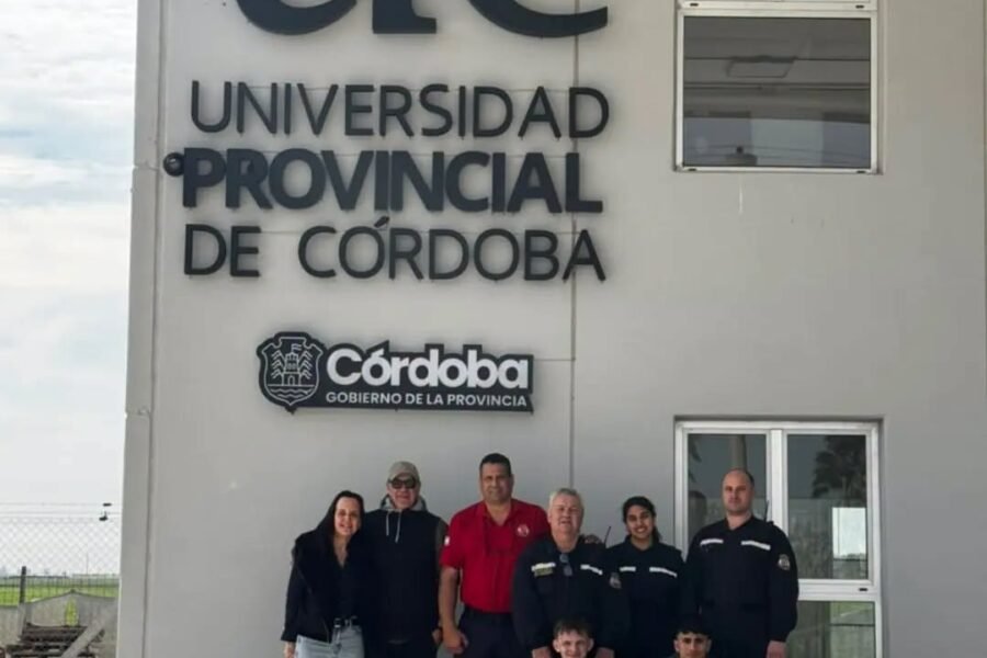 Morteros 🚒 Bomberos revisaron las instalaciones de UPC,  preventivamente
